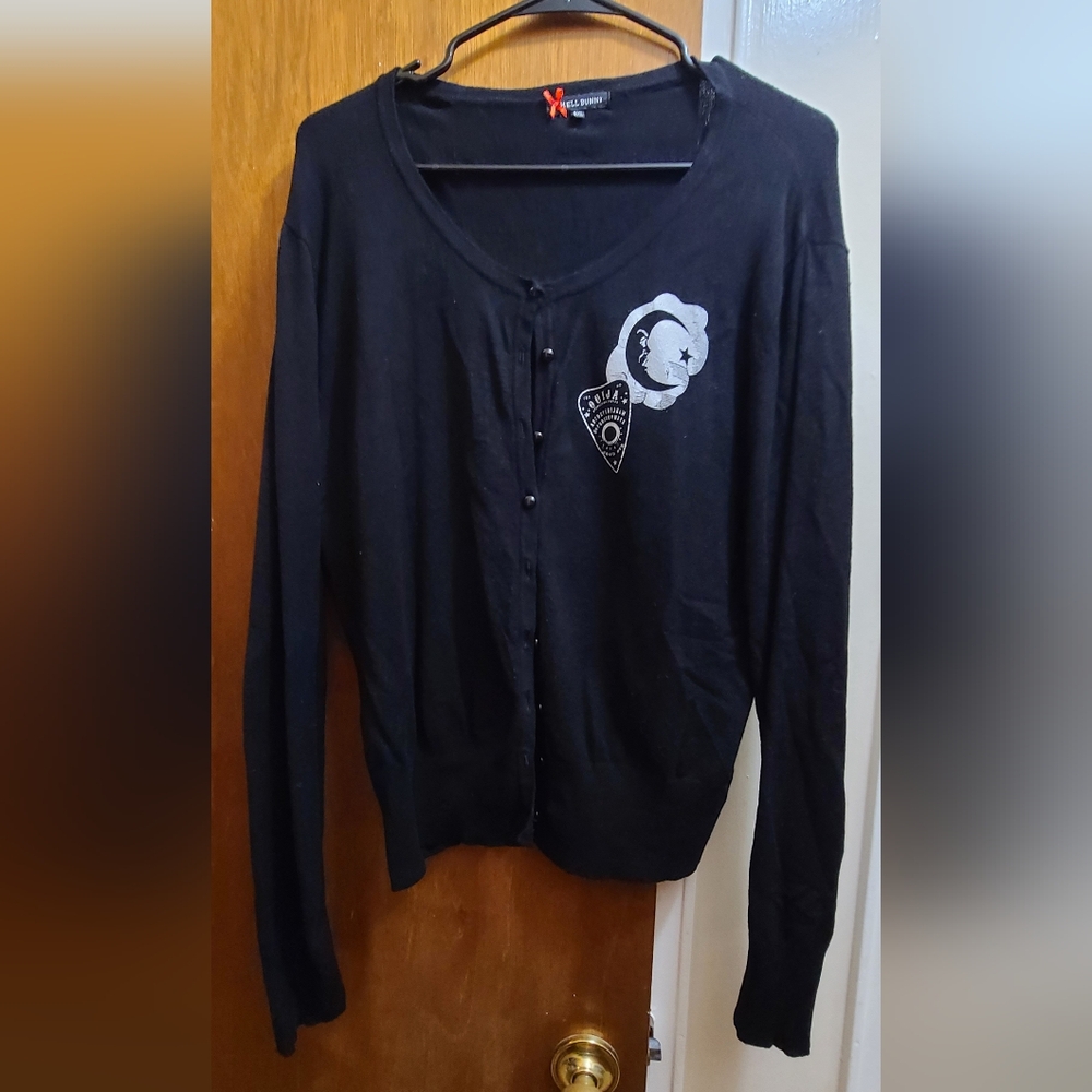 Hell Bunny Ouija Board Cardigan 3XL
